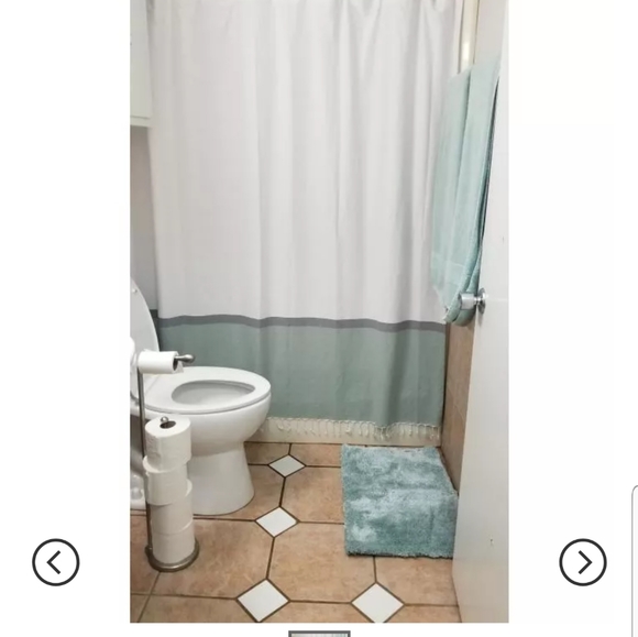 Woven Shower Curtain Green/White - Project 62 - Picture 12 of 16